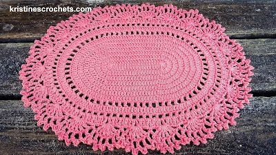 Elevate Your Dining Experience with a Crochet Romantic Oval Doily Placemat - Pattern Included Elevate Your Dining Experience with a Crochet Romantic Oval Doily Placemat - Pattern Included
