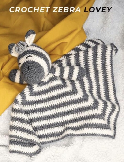 Adorable Crochet Zebra Lovey - Perfect Gift for Baby Showers and Birthdays Adorable Crochet Zebra Lovey - Perfect Gift for Baby Showers and Birthdays