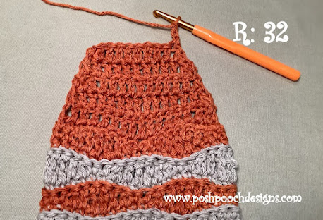 Crochet Waves Dish Towel With Topper
