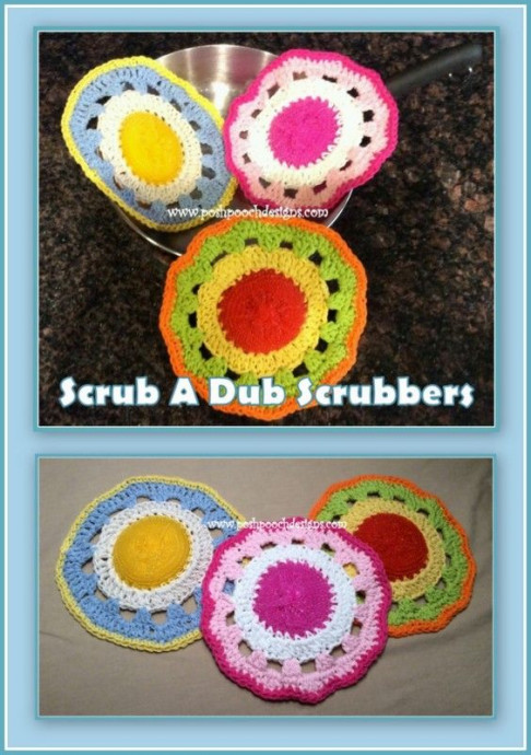 Create Fun and Whimsical Crochet Scrub A Dub Scrubbers for Your Cleaning Needs Create Fun and Whimsical Crochet Scrub A Dub Scrubbers for Your Cleaning Needs