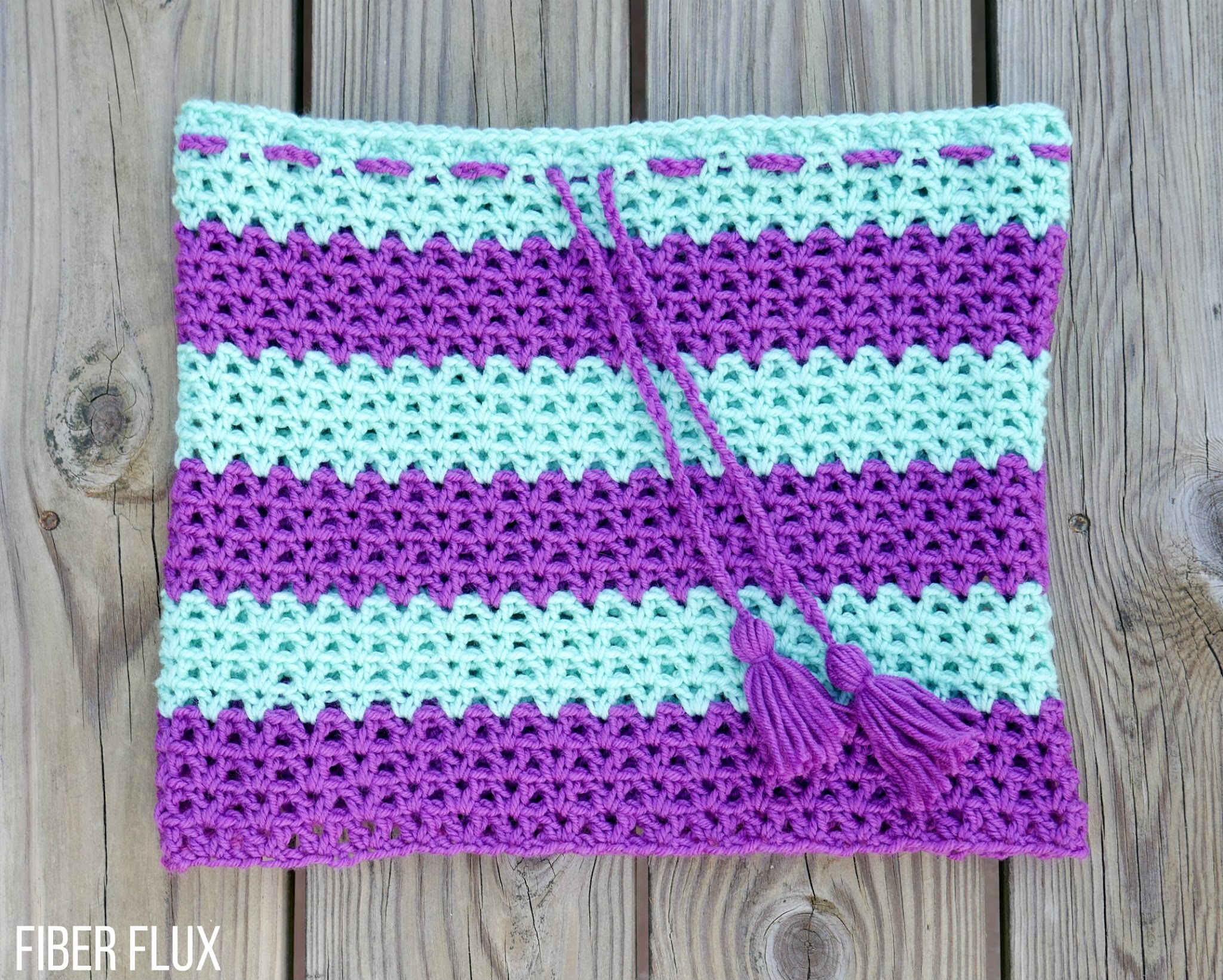 Create Your Own Raspberry Mint Tassel Cowl: A Delightful Crochet Project