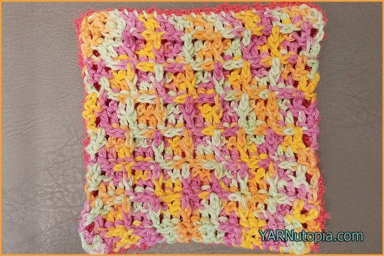 Create Your Own Crochet Dual-Sided Washcloth for a Whimsical Bathroom Touch