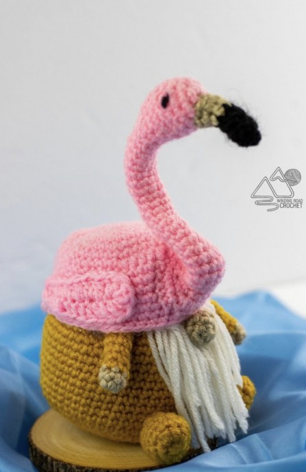 Crochet Flamingo Gnome Free Pattern