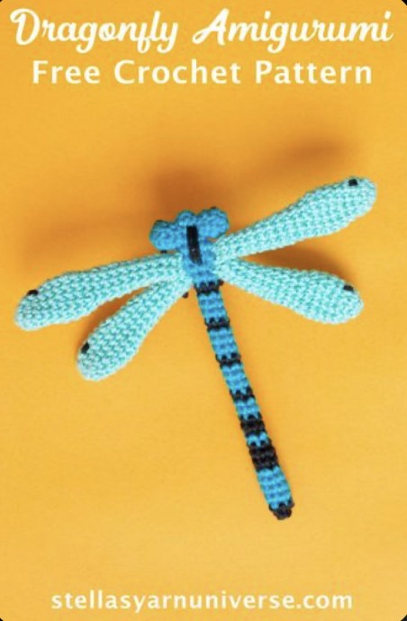 Beautiful Dragonfly Amigurumi