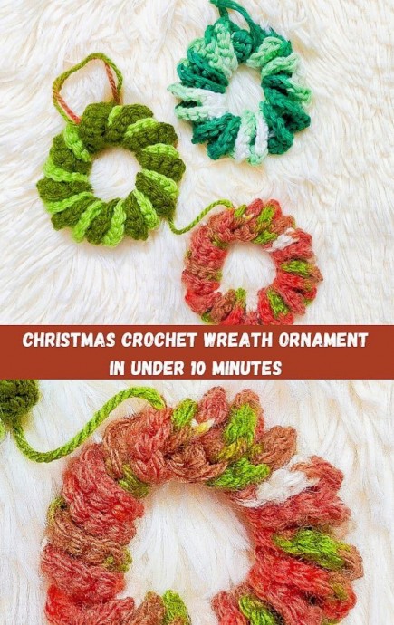 Create a Beautiful Crochet Christmas Wreath Ornament for Your Holiday Decorations Create a Beautiful Crochet Christmas Wreath Ornament for Your Holiday Decorations
