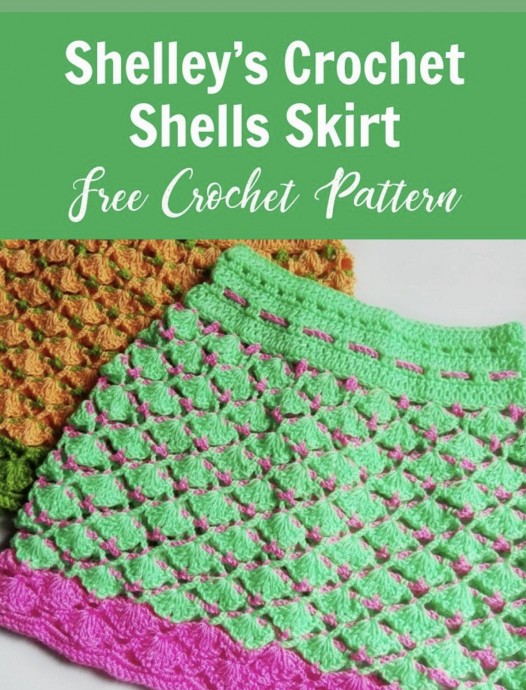 Adorable Crochet Shell Skirt