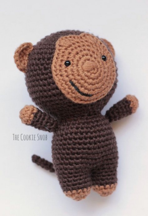Free Crochet Pattern: Maxwell the Monkey Toy