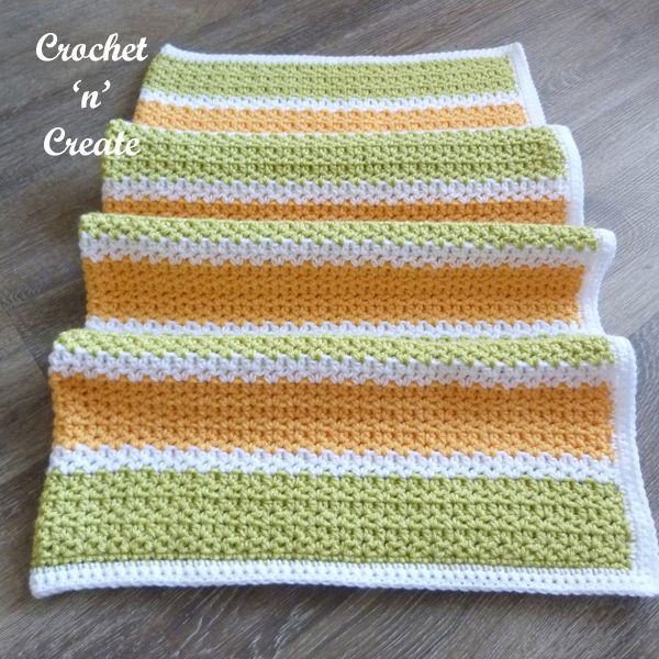 Create Your Own Cozy Small V-Stitch Baby Blanket with This Easy Crochet Pattern