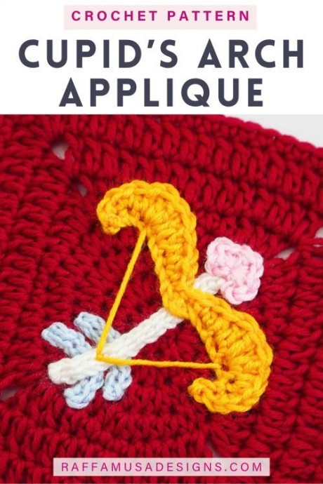 Create Your Own Cupid's Arch Applique with This Easy Crochet Pattern Create Your Own Cupid's Arch Applique with This Easy Crochet Pattern
