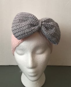 Create Your Own Crochet Tunisian Stitch Big Bow Ear Warmer - A Stylish Winter Accessory Create Your Own Crochet Tunisian Stitch Big Bow Ear Warmer - A Stylish Winter Accessory