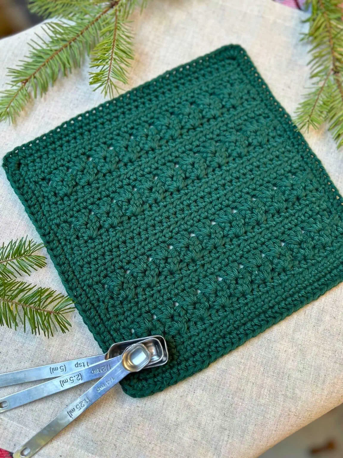 Crochet Pinecrest Dishcloth Pattern - Create a Beautiful Handmade Kitchen Essential