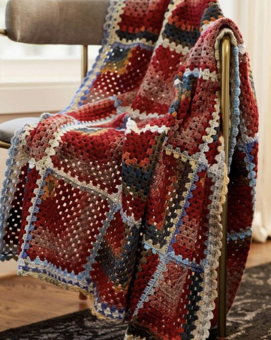 Crochet Marvelous Miter Afghan