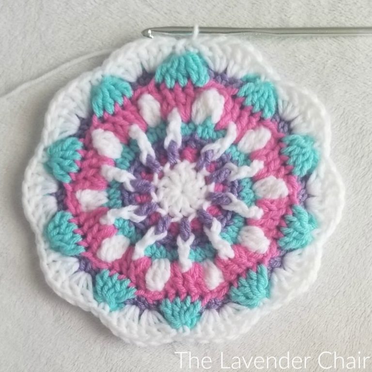 Create an Enchanting Crochet Mandala Galaxy Square: A Detailed Guide to Cosmic Crochet