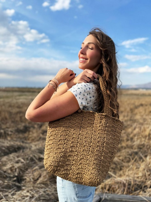 Crochet Tides Out Tote