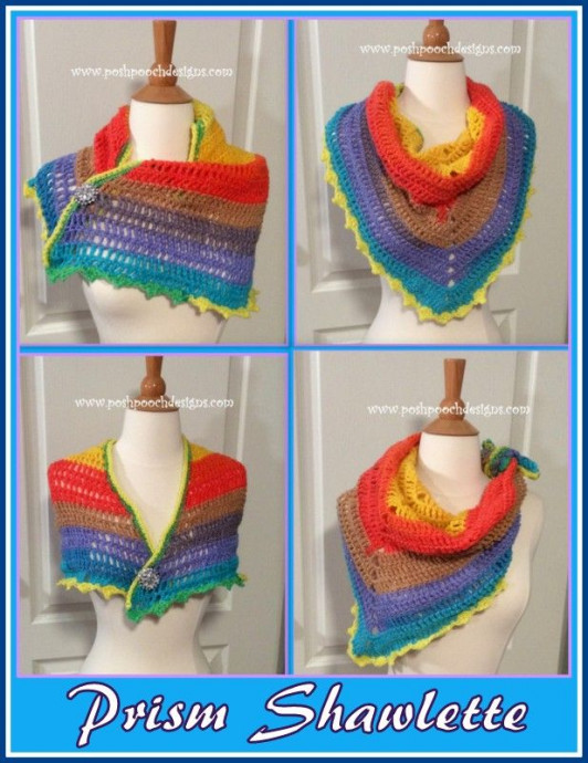 Create Your Own Stunning Crochet Prism Shawlette with This Easy Guide