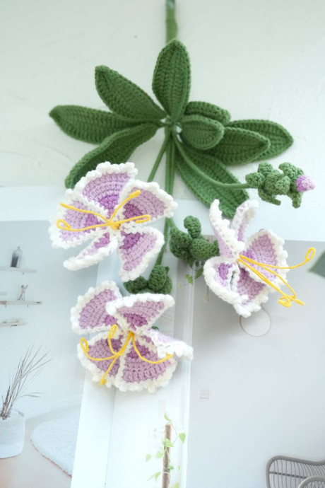 Crochet Dianthus Flower