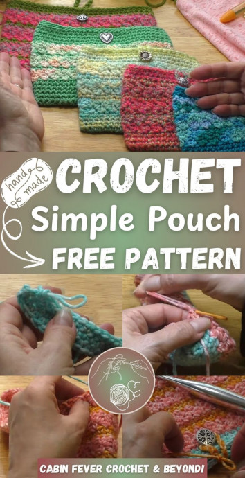 Crochet Modern Pouch