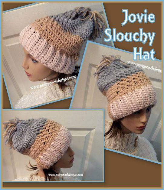 Make the Stylish Crochet Jovie Slouchy Hat - A Cozy Accessory for Winter