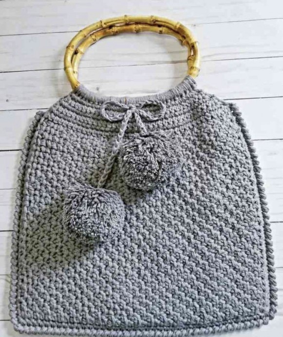 Honeycomb Tunisian Handbag