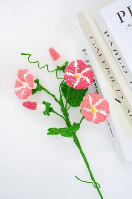 Create Beautiful Crochet Morning Glory Flowers: A Step-by-Step Guide to Crafting Whimsical Blooms