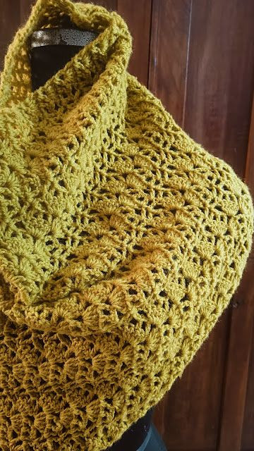 Crochet One Row Repeat Shawl