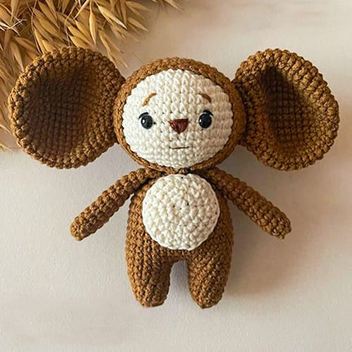 Create Your Own Adorable Crochet Cheburashka Monkey Amigurumi - Step-by-Step Guide Create Your Own Adorable Crochet Cheburashka Monkey Amigurumi - Step-by-Step Guide