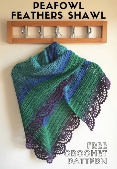 Beautiful Lacy Crochet Shawl
