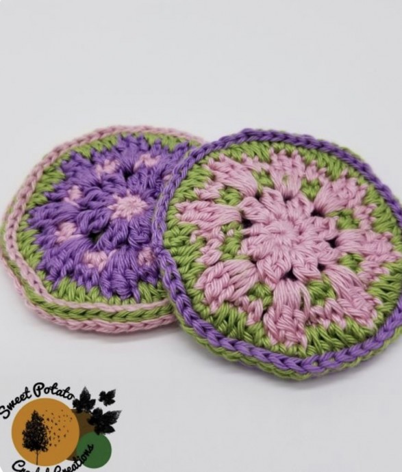 Crochet a Cute Face Scrubby