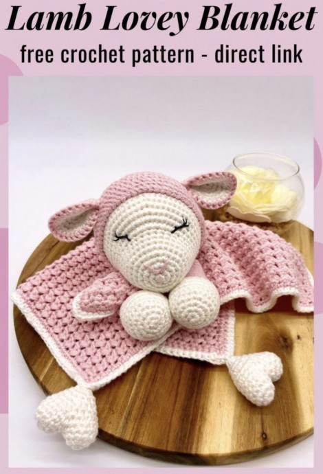 Crochet Lamb Lovey