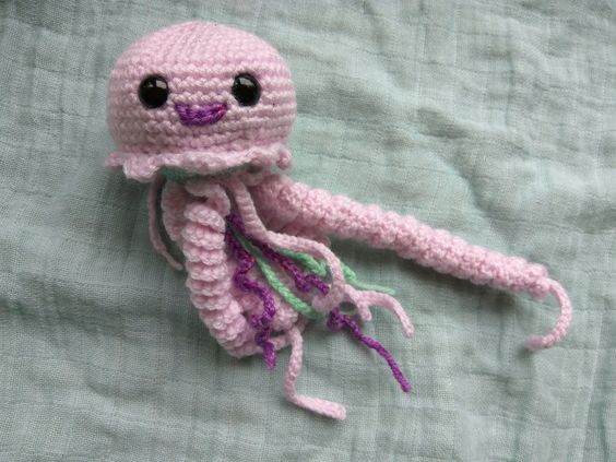 Create a Whimsical Crochet Cute Baby Rattle Jellyfish for Your Nursery Create a Whimsical Crochet Cute Baby Rattle Jellyfish for Your Nursery