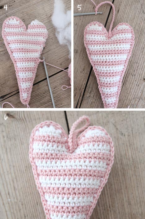 Crochet Skinny Heart Pattern - A Delightful, Romantic Charm for Any Craft