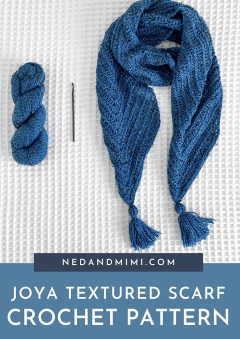 Free Crochet Pattern: Modern Joya Scarf