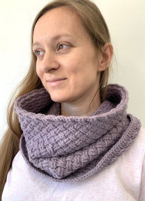 Crochet Weave Cowl (Free Pattern)