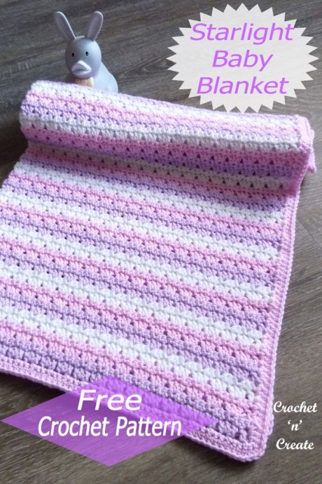 Crochet Starlight Baby Blanket