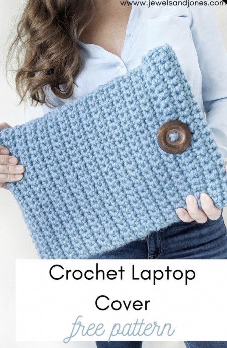 Free Easy Crochet Pattern for a Stylish Laptop Case Free Easy Crochet Pattern for a Stylish Laptop Case
