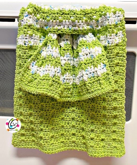 Crochet Lucky Hanging Towel