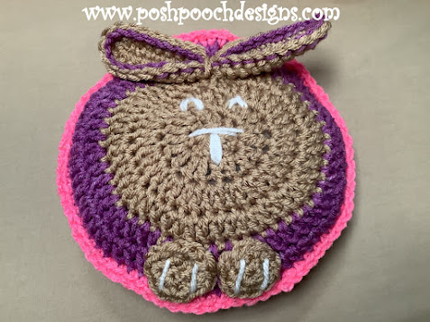 Create a Charming Crochet Spring Bunny Pot Holder for Your Kitchen Decor