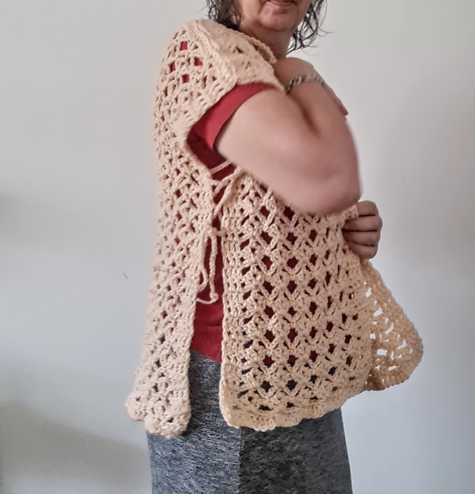 Crochet Open Vest