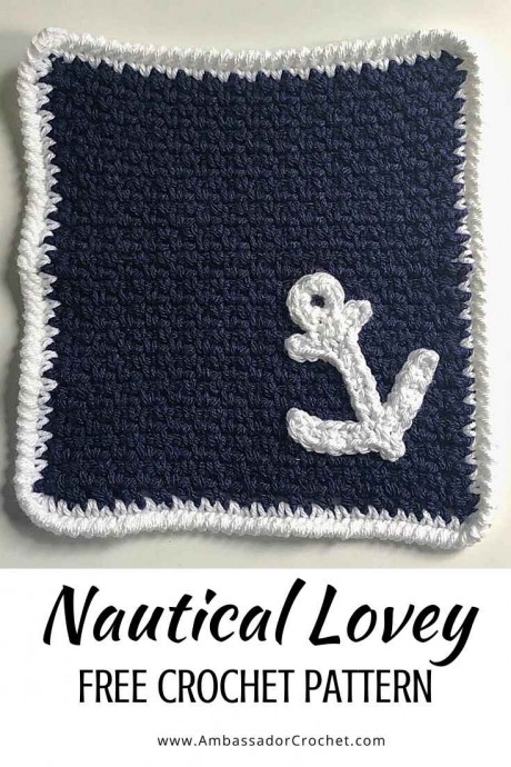 Crochet Nautical Lovey Blanket Pattern: Create a Cozy and Charming Gift for Babies