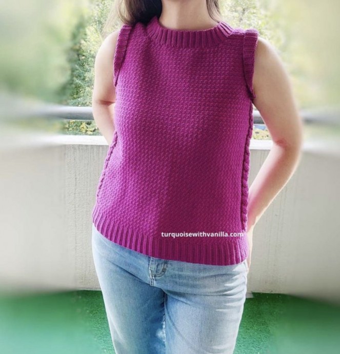 Harmony Crochet Vest