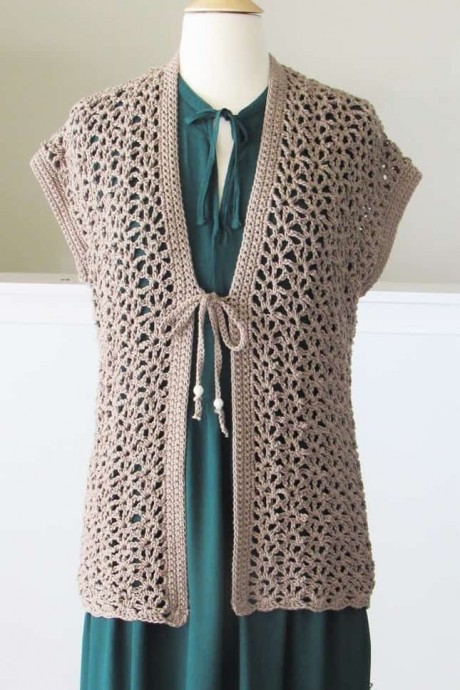 Lacy Crochet Cardigan