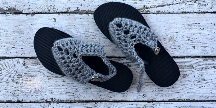 Create Stylish Crochet Sandals with Rubber Flip-Flops for Summer Comfort Create Stylish Crochet Sandals with Rubber Flip-Flops for Summer Comfort