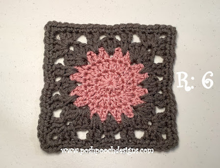 Crochet June Pearl Square