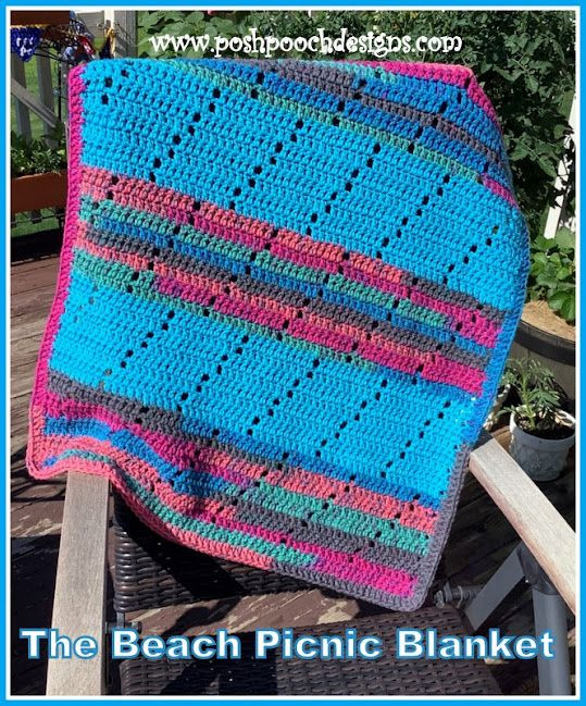 Create Your Own Crochet Beach Picnic Blanket: A Step-by-Step Guide