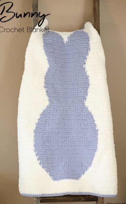 Free Crochet Pattern: Beautiful Bunny Blanket