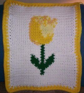 Create Your Own Beautiful Crocheted Tulip Square with Bonnie's Pattern Create Your Own Beautiful Crocheted Tulip Square with Bonnie's Pattern