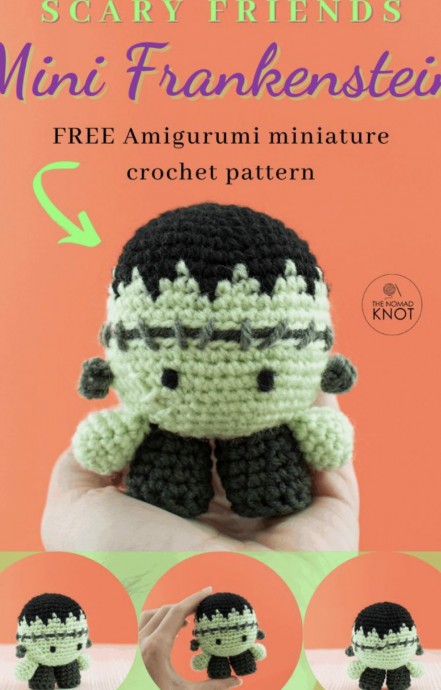 Frankenstein Amigurumi Free Crochet Pattern