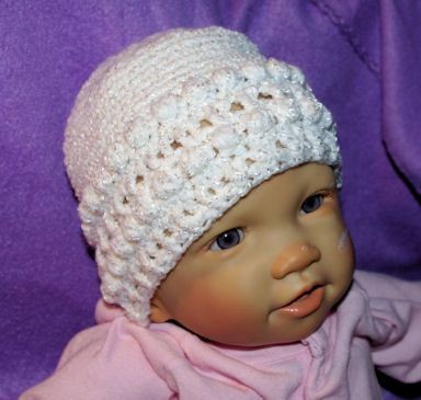 Crochet Puff Stitch Baby Hat