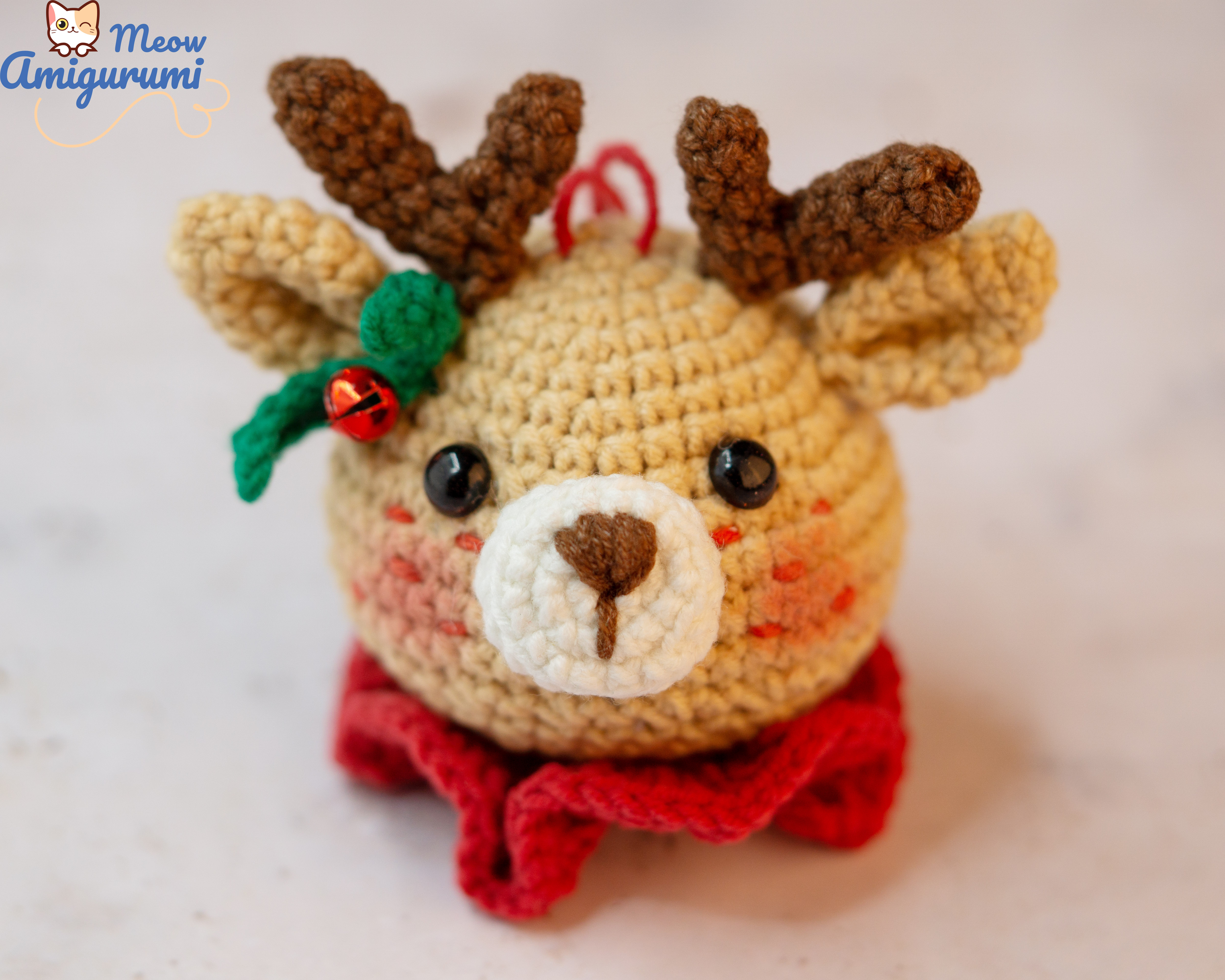 Create Your Adorable Crochet Deer Ornament for the Holidays