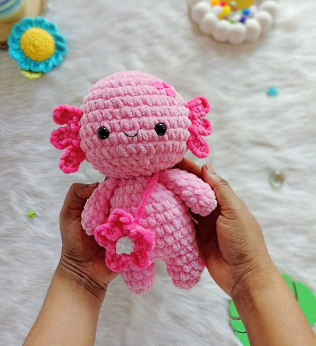 Create Your Own Adorable Crochet Amigurumi Axolotl With This Fun Guide
